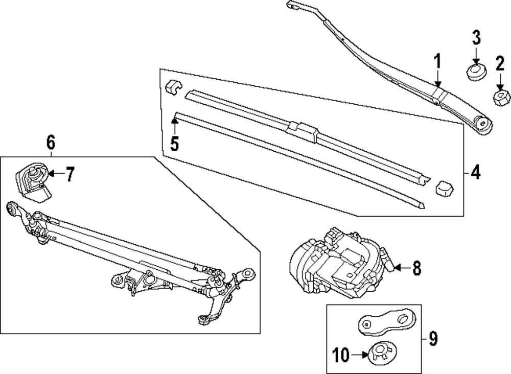 Honda Parts Wiper Blades guide