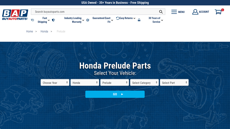 Honda Prelude parts honda prelude part