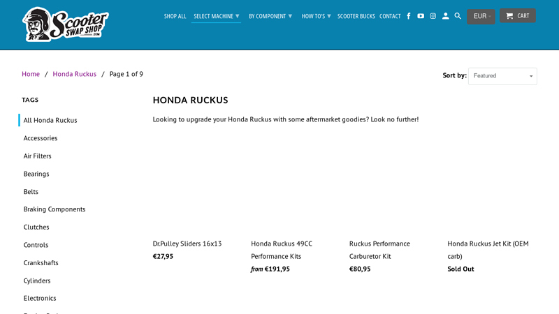 Honda Ruckus honda ruckus aftermarket parts