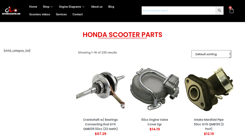 Honda Scooter Parts honda scooter parts