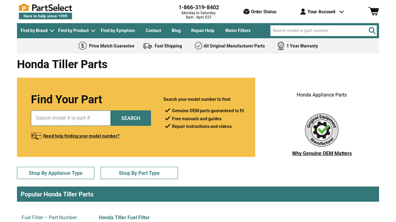 Honda Tiller Parts honda fg110a parts