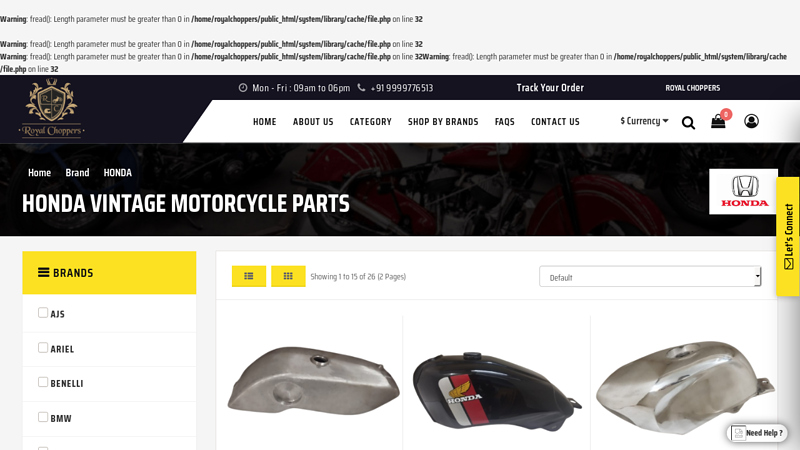 HONDA Vintage Motorcycle Parts vintage honda motorcycle parts