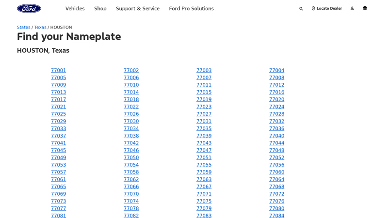 HOUSTON, Texas ford parts houston