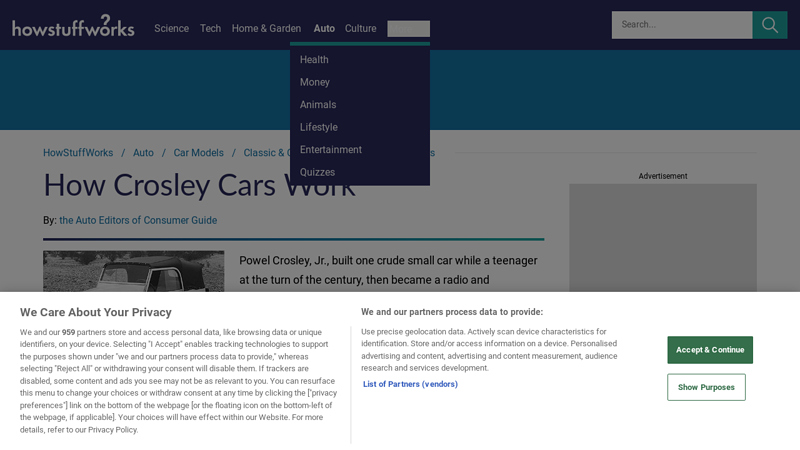 How Crosley Cars Work - Auto crosley car parts