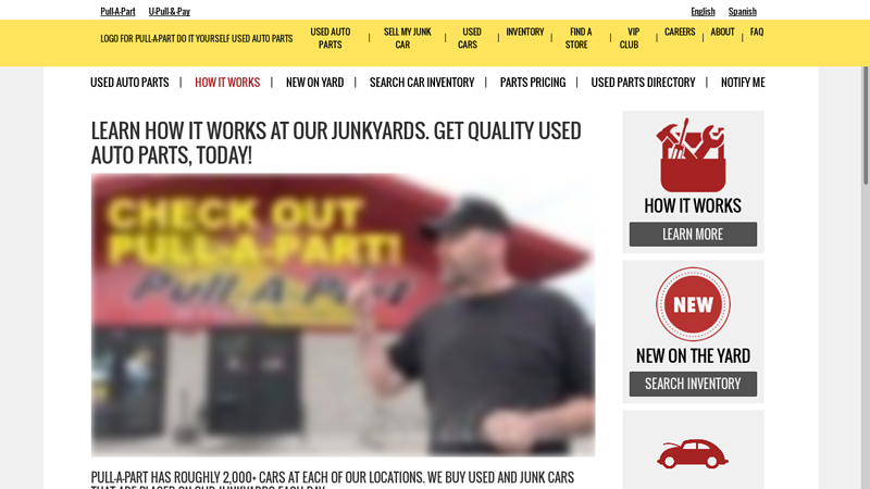 How Pull-A-Part Works pull apart auto parts