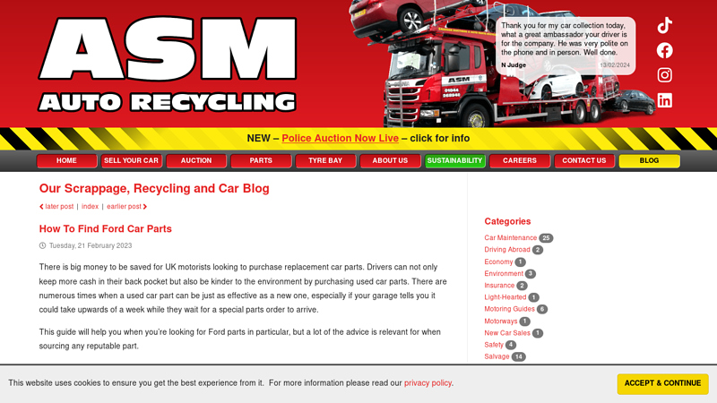 How To Find A Variety of Ford Car Parts 2nd hand ford parts