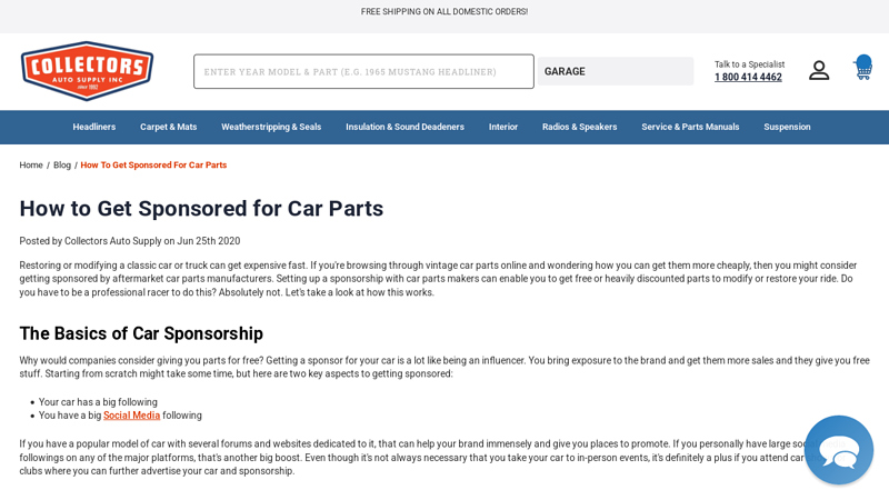 How to Get Sponsored for Car Parts where to sell my car for parts