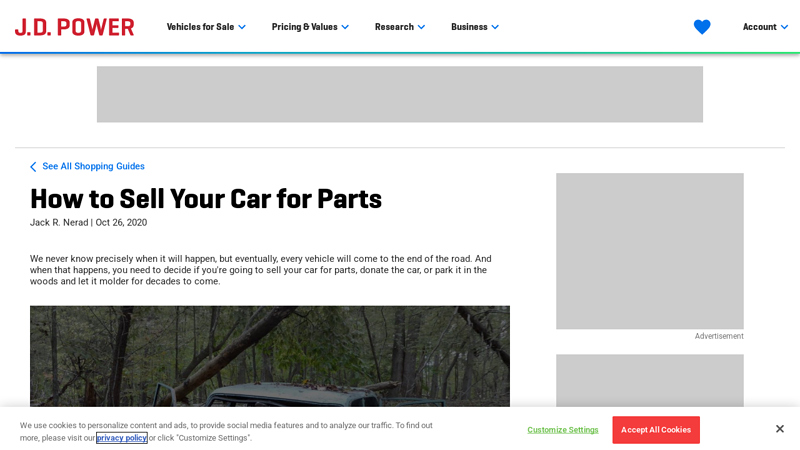 How to Sell Your Car for Parts selling car for parts