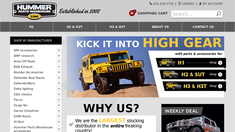 Hummer Parts and Accessories hummer h2 auto parts