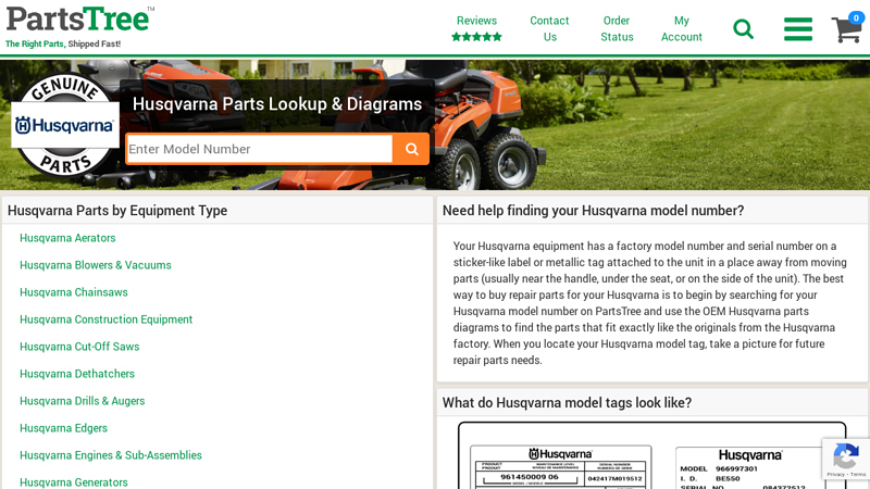 Husqvarna Parts by Equipment husqvarna tractor parts