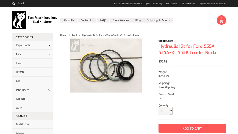 Hydraulic Kit for Ford 555A 555A 555a ford backhoe parts