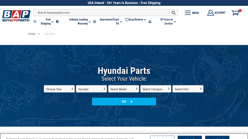 Hyundai Parts Online aftermarket car parts hyundai