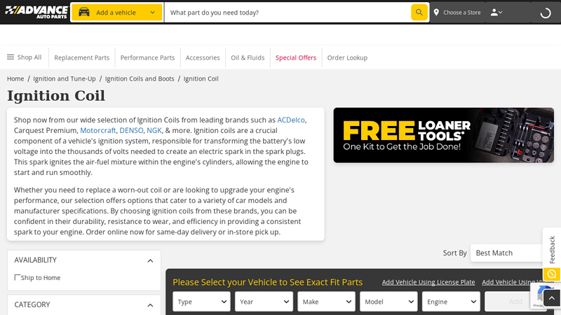 Ignition Coil bobina car part