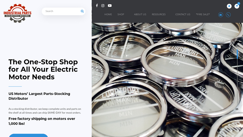 Industrial Parts & Electric Motors electric motor parts