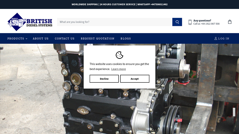 International diesel engine manufacturers A diesel motor parts