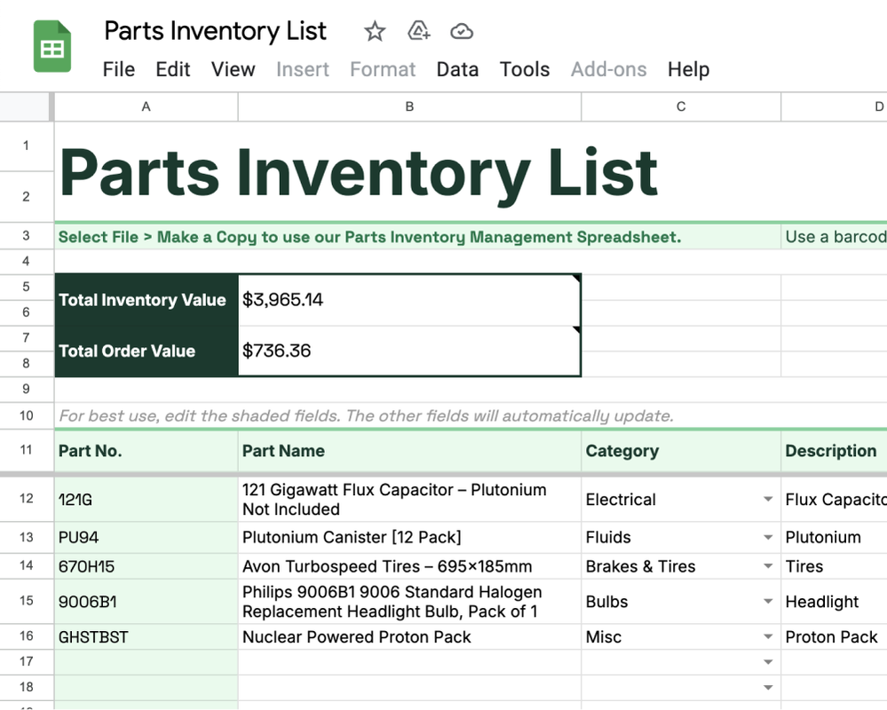 Inventory Management For Auto Parts guide