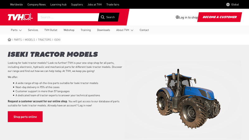 Iseki tractor models? Look up your machine iseki tractor parts