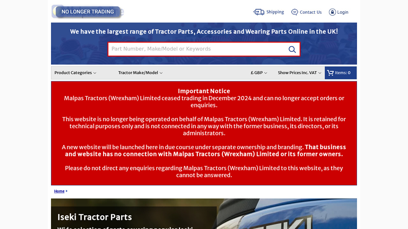 Iseki Tractor Parts iseki tractor parts