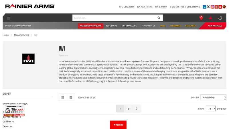 IWI Firearms and Parts for Sale iwi auto parts