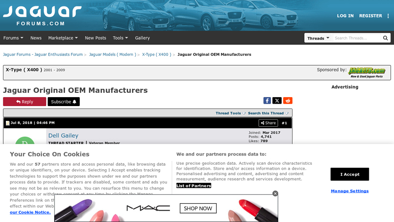 Jaguar Original OEM Manufacturers jaguar car parts