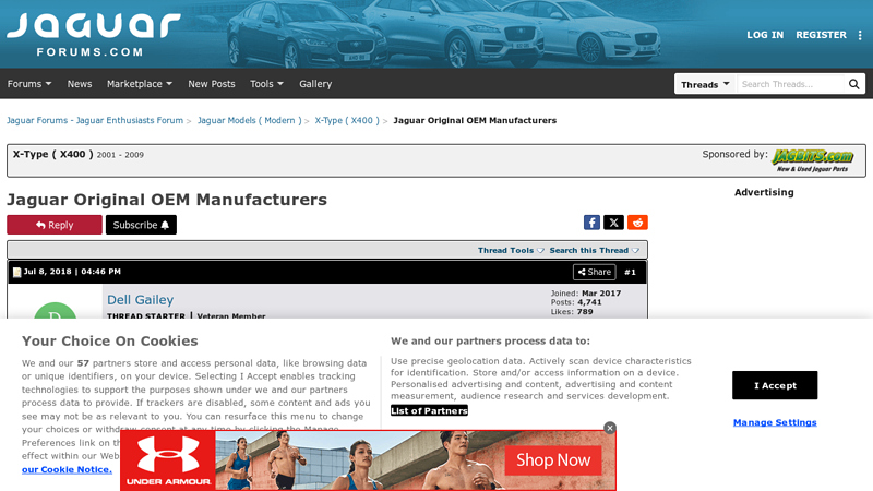 Jaguar Original OEM Manufacturers jag car parts