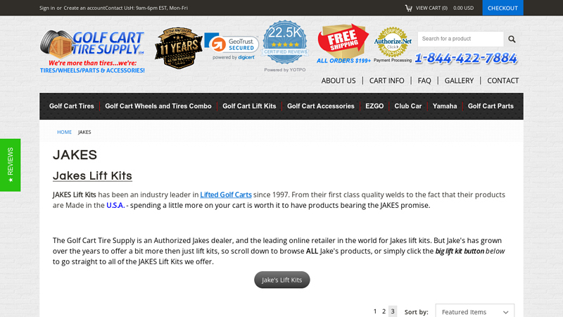 JAKES Lift Kits jake's auto parts