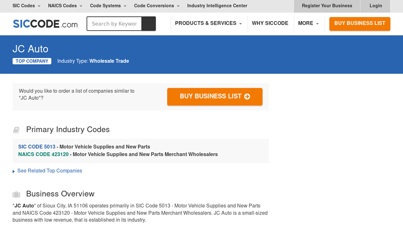 JC Auto jc auto parts