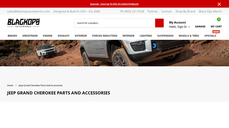 Jeep Grand Cherokee Parts & Accessories jeep cherokee car parts