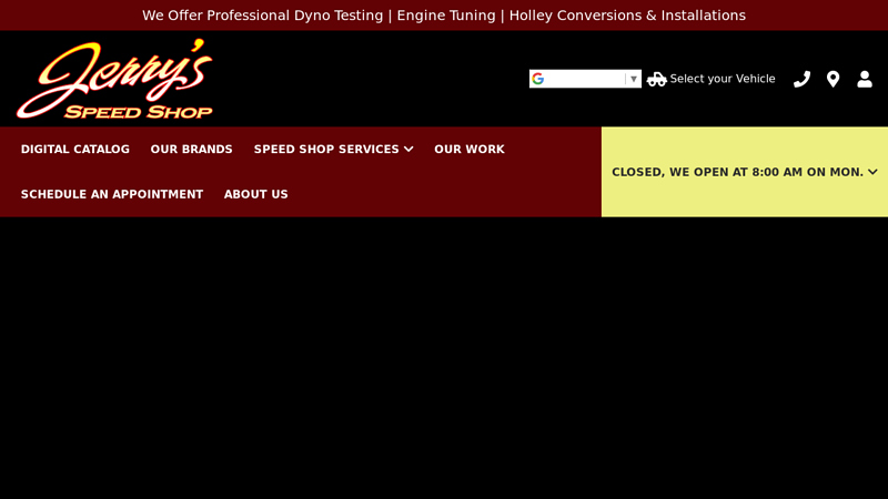 Jerry's Speed Shop jerry's auto parts