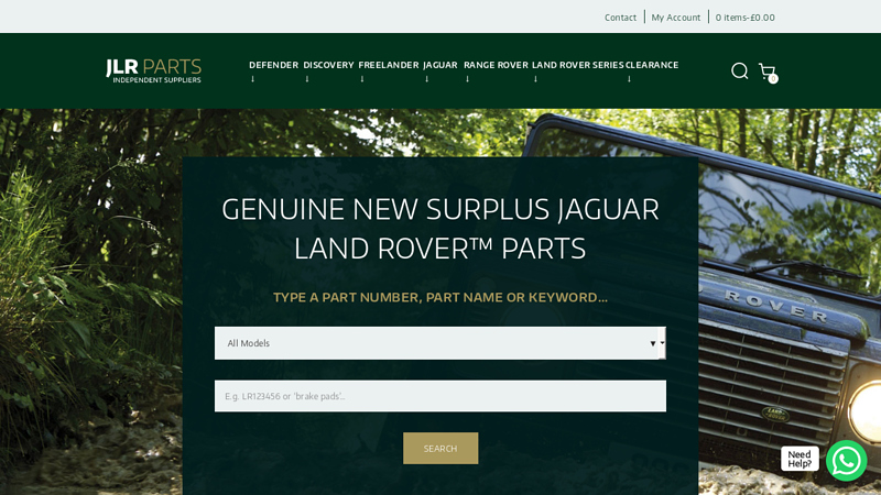 JLR Parts UK range rover car parts