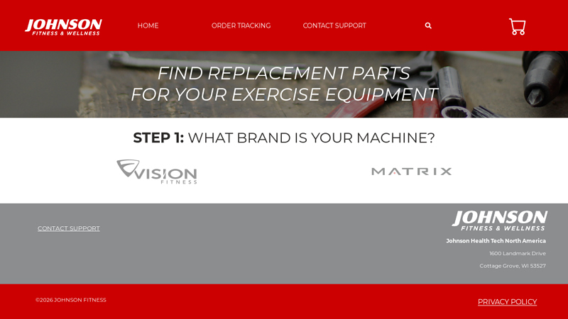 Johnson Fitness Replacement Parts Site treadmill motor parts