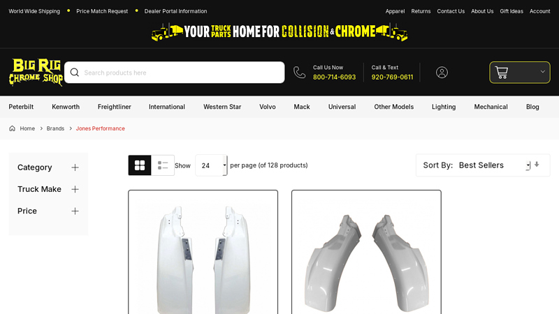 Jones Performance Truck Accessories aftermarket semi truck parts