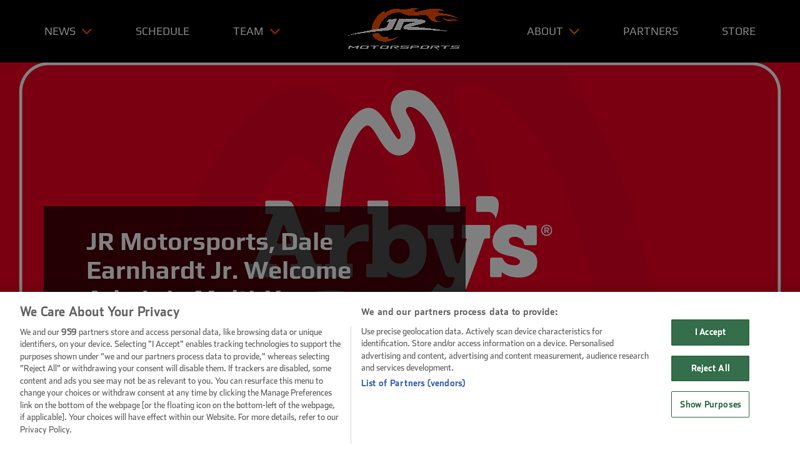 JR Motorsports juniors auto parts