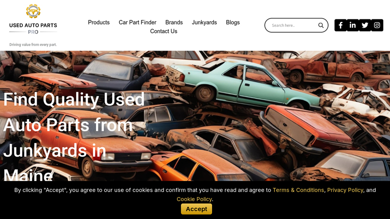 Junkyards and Salvage Yards in Maine used auto parts maine