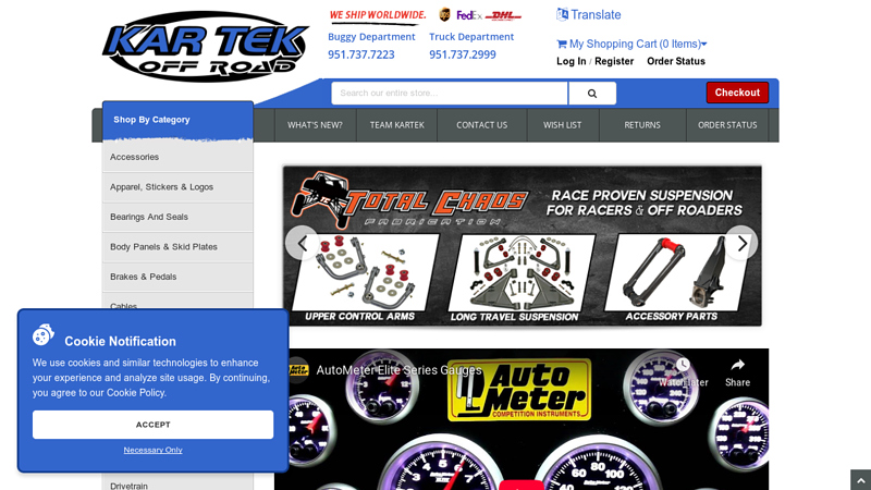 Kartek Offroad Parts And Accessories off road car parts