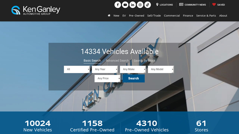 Ken Ganley Automotive Group: New & Used Vehicles auto parts outlet - randolph