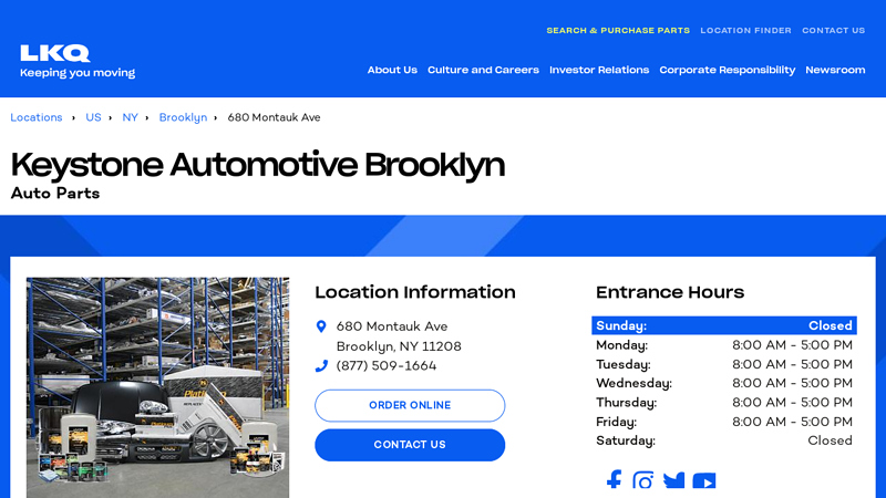 Keystone Automotive Brooklyn Auto Parts bronx junk yards auto parts