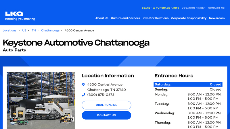 Keystone Automotive Chattanooga Auto Parts pick your part chattanooga car parts