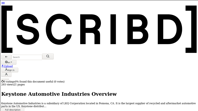 Keystone Automotive Industries Overview keystone aftermarket auto parts