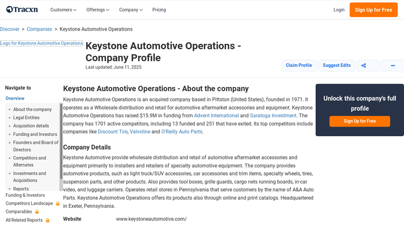 Keystone Automotive Operations keystone aftermarket auto parts