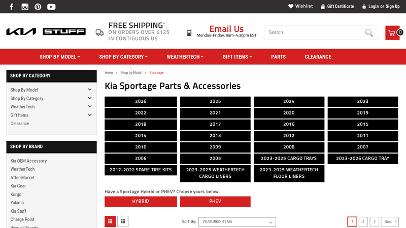 Kia Sportage Accessories & Parts For Sale car parts kia sportage