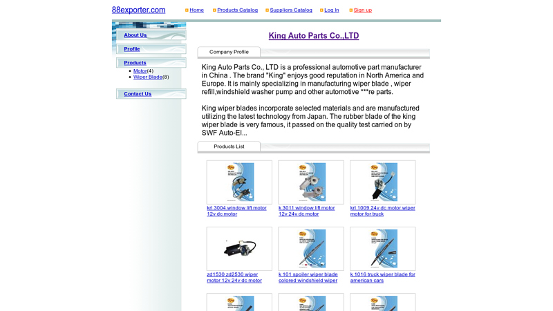 King Auto Parts Co.,LTD kings auto parts