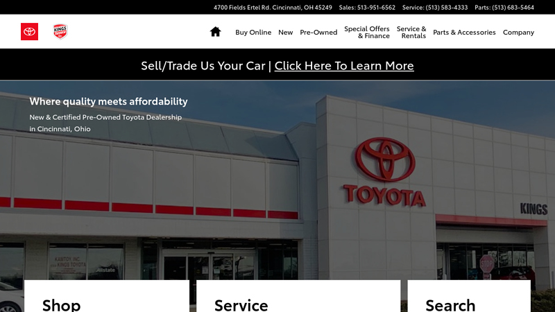 Kings Toyota kings toyota parts
