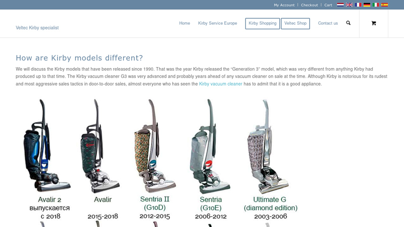 Kirby models kirby's auto parts