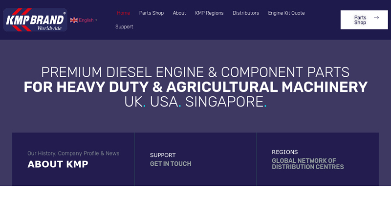 KMP Brand Auto Parts international tractor parts near me