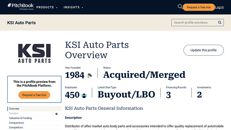KSI Auto Parts 2026 Company Profile ksi auto parts