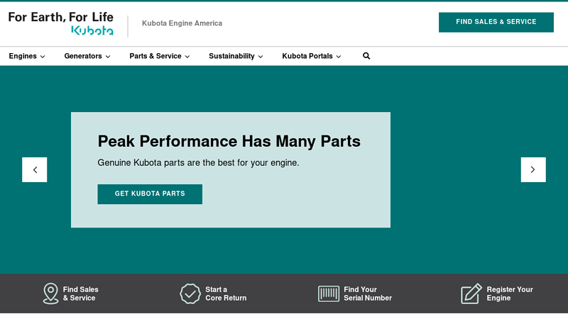 Kubota Engine America kubota motor parts