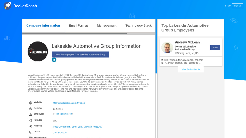 Lakeside Automotive Group Information lakeside auto parts