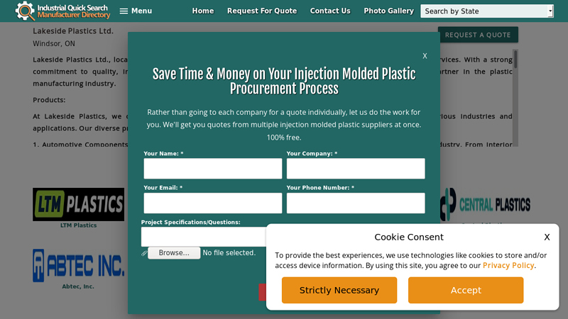 Lakeside Plastics Ltd. lakeside auto parts