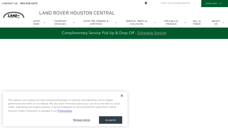 Land Rover Houston Central bellaire auto parts
